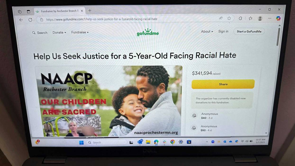 An online fundraiser on GoFundMe organized by the NAACP raises money for a Rochester family on May 7, 2025.