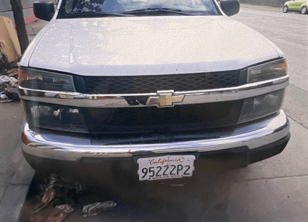 An undated photo of the vehicle that was carjacked.