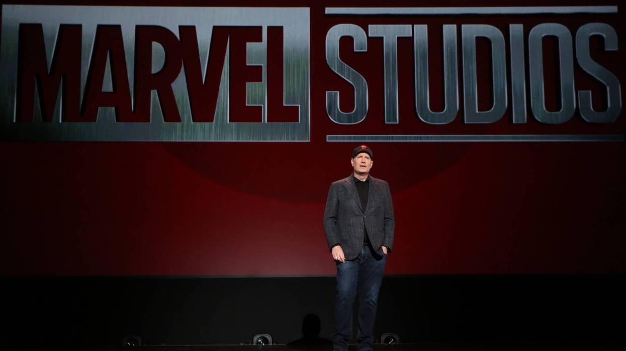 ANAHEIM, CALIFORNIA - AUGUST 24: President of Marvel Studios Kevin Feige took part today in the Walt Disney Studios presentation at Disney’s D23 EXPO 2019 in Anaheim, Calif. (
