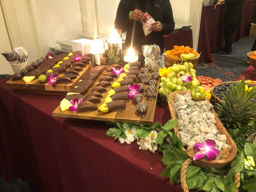 And, dessert! From fresh fruit to chocolate-covered strawberries, bananas and pineapple, there was plenty to appease the pickiest of sweet tooths at the 2024 KFWE.