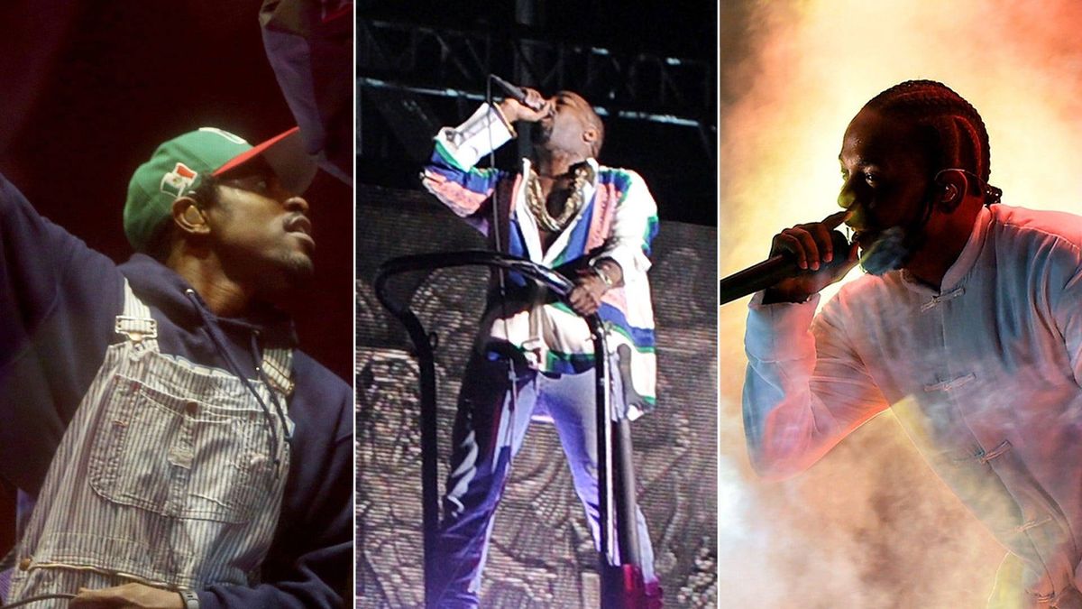 Andre 3000 of Outkast, Kanye West, Kendrick Lamar