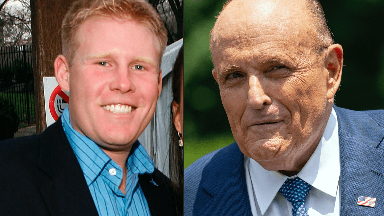 Andrew and Rudy Giuliani