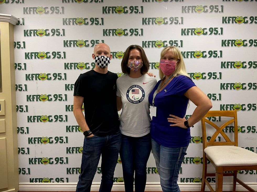 Andrew and Samantha Bosco with K-Frog