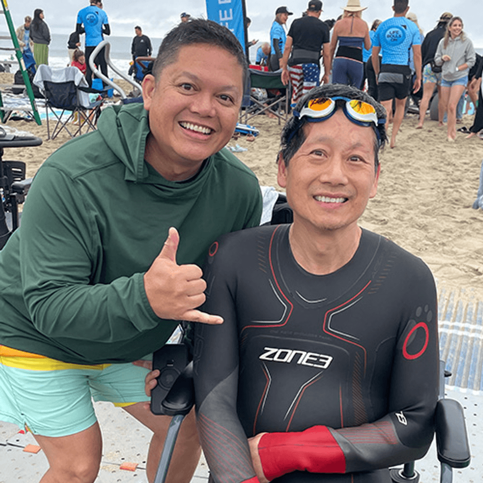 Andrew Chi (on the right)