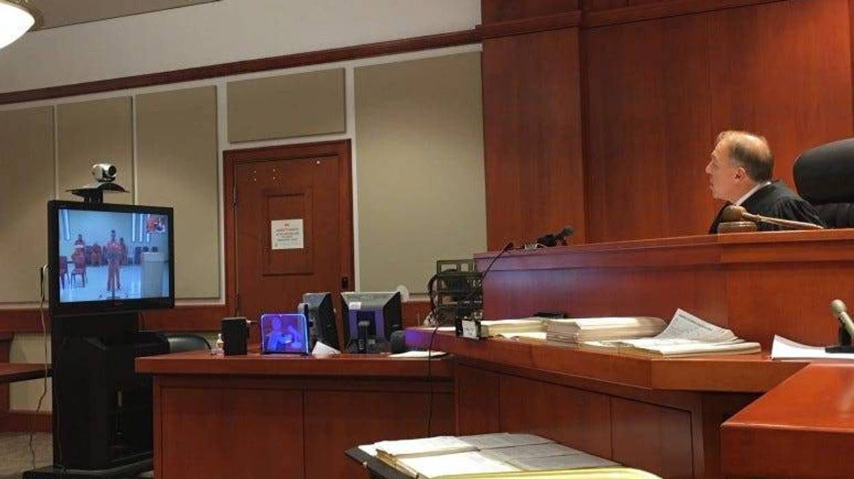 Andrew Mack made his first appearance in court after child endangerment charges were filed in the death of his 4-year-old son who accidentally shot himself in the family home.
