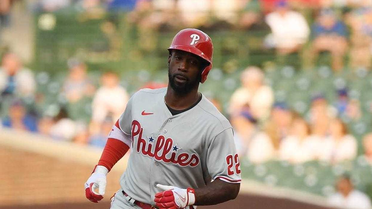 Andrew McCutchen rounds the bases after grand slam