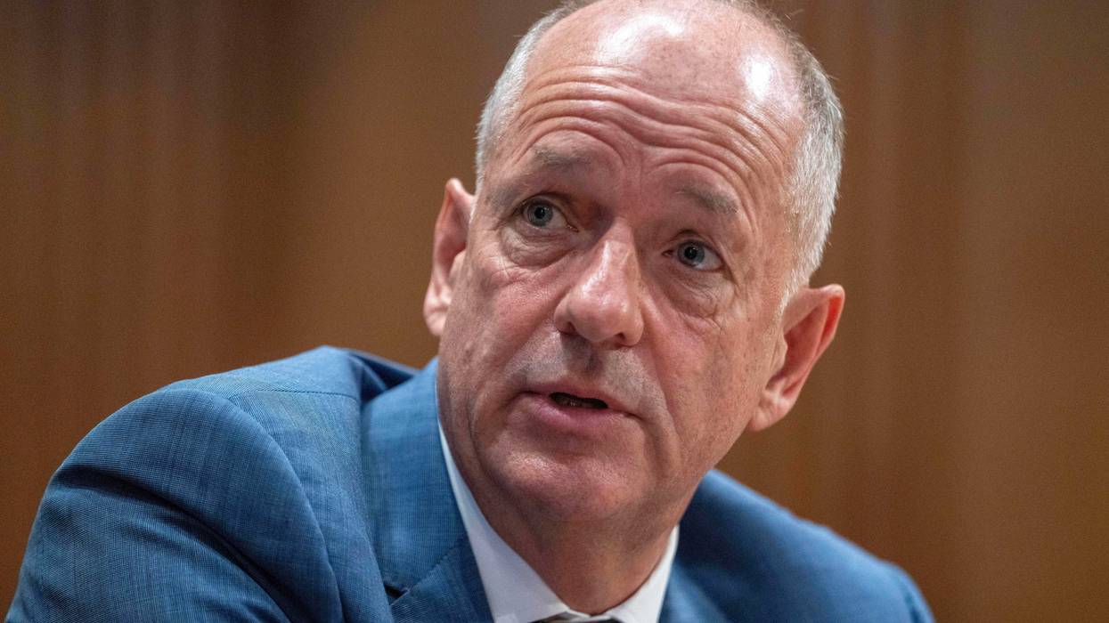 Andrew Witty, Chief Executive Officer of UnitedHealth Group, testifies at a Senate Finance Committee hearing examining cyber attacks on health care, and the Change Healthcare cyber attack, on May 1, 2024, on Capitol Hill in Washington.