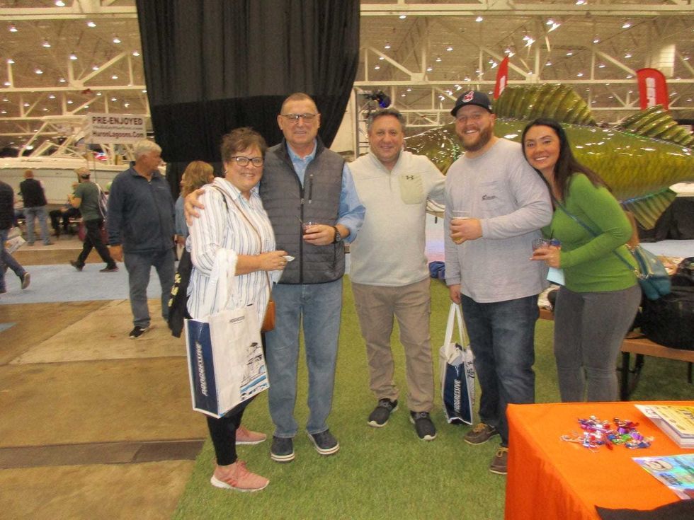 Andy Baskin at the Progressive Cleveland Boat Show & Fishing Expo presented by Fisherman's Central