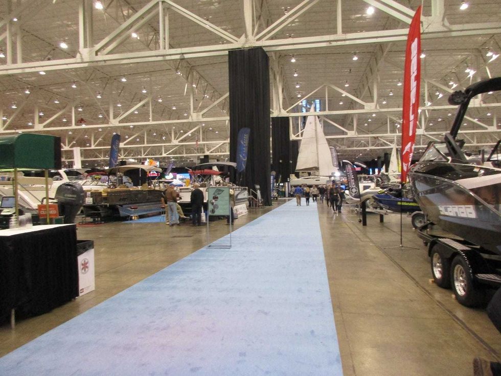 Andy Baskin at the Progressive Cleveland Boat Show & Fishing Expo presented by Fisherman's Central