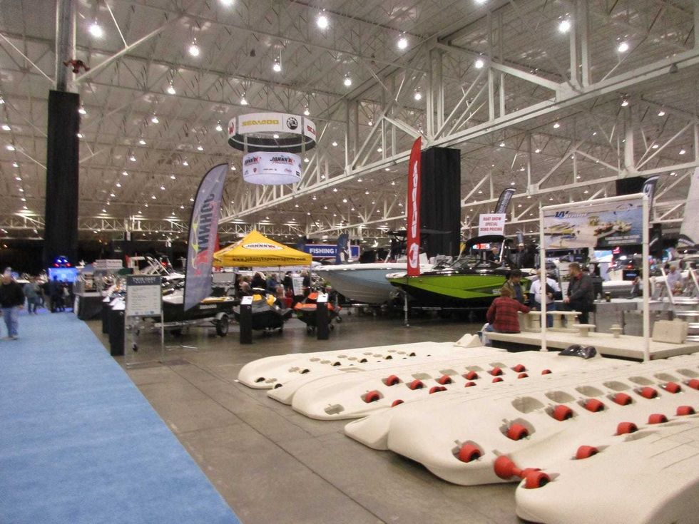 Andy Baskin at the Progressive Cleveland Boat Show & Fishing Expo presented by Fisherman's Central