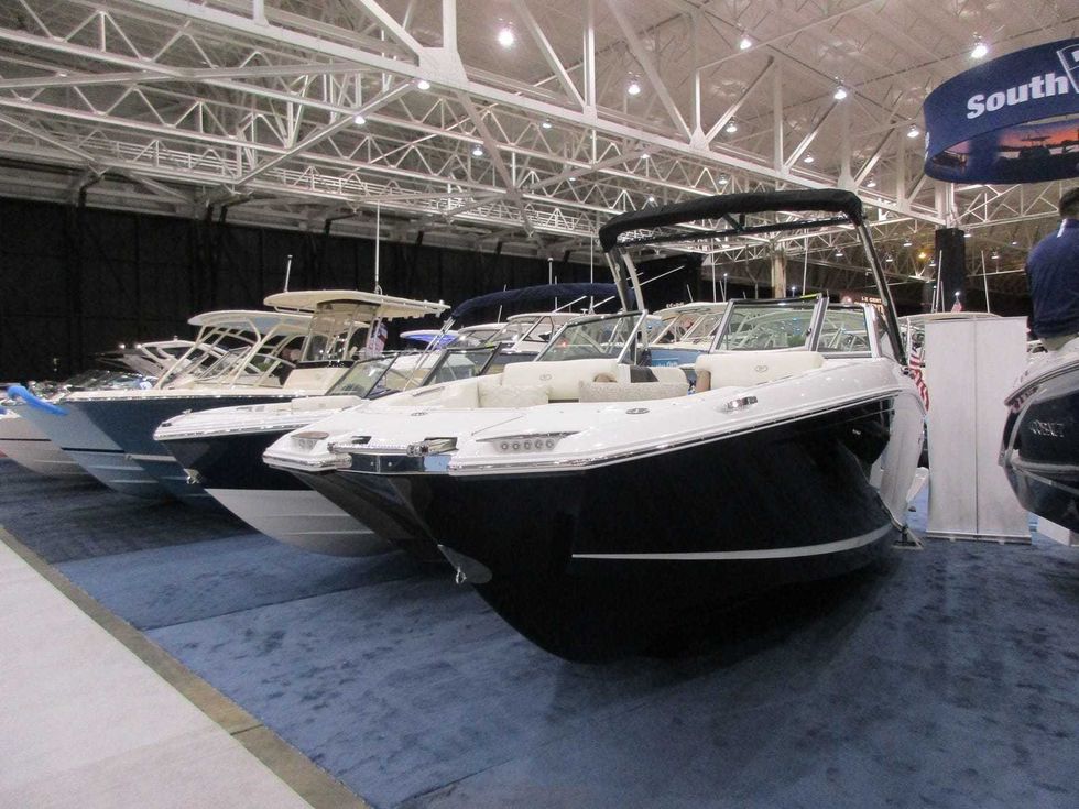 Andy Baskin at the Progressive Cleveland Boat Show & Fishing Expo presented by Fisherman's Central