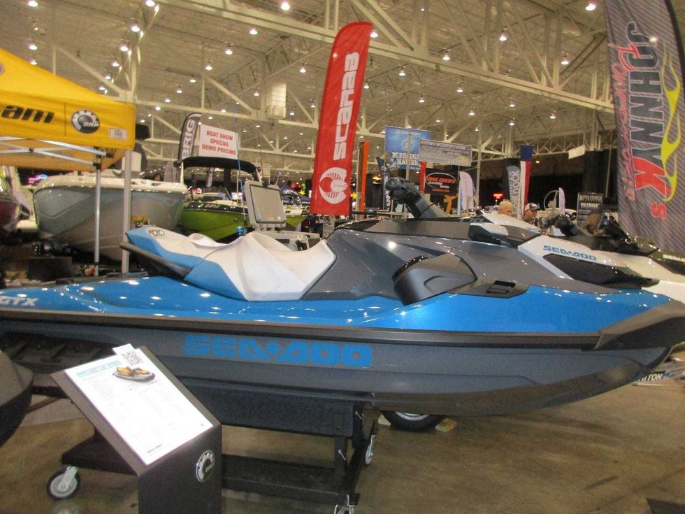 Andy Baskin at the Progressive Cleveland Boat Show & Fishing Expo presented by Fisherman's Central