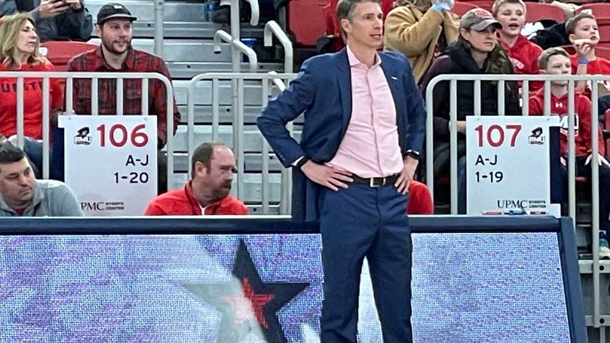 Andy Toole with hands on hips