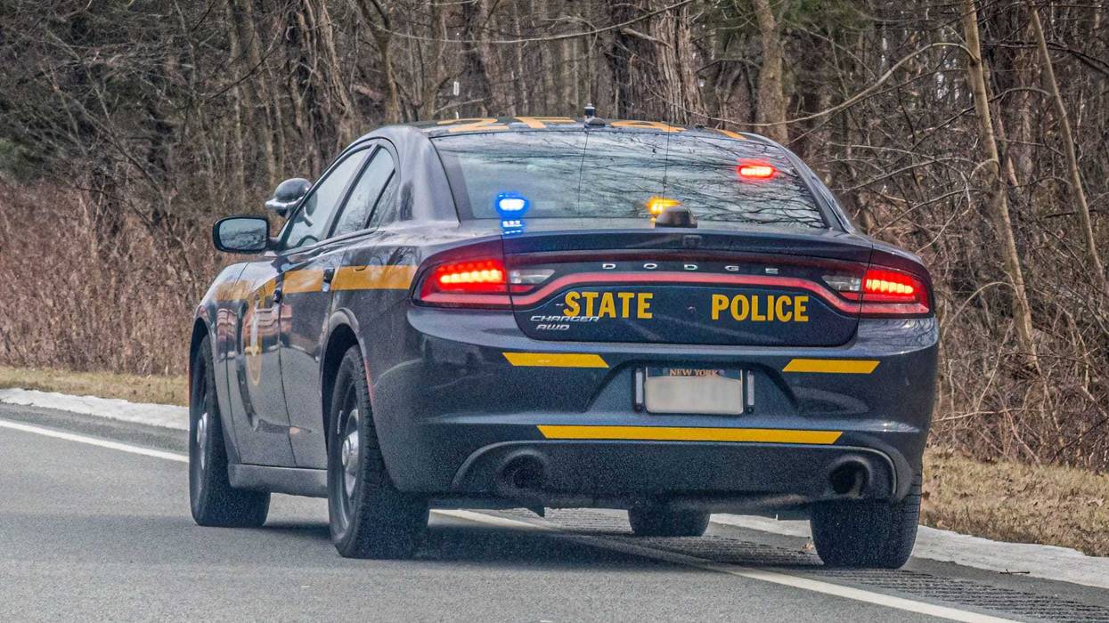 aNew York State police are investigating a two-vehicle crash in West Babylon that killed two Queens teens on Sunday