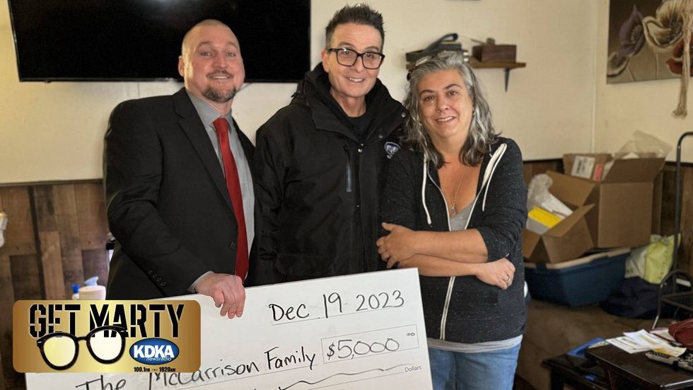 Angie McCarrison receives a $5,000 surprise from Levin