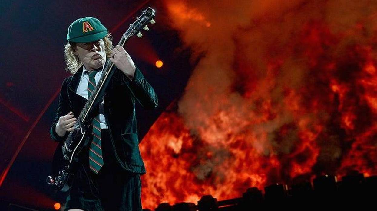 Angus Young of AC/DC