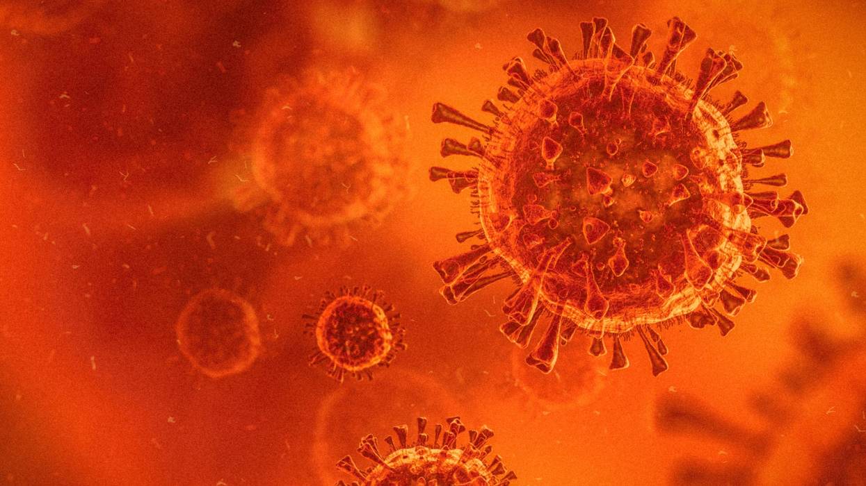Animated image of the coronavirus