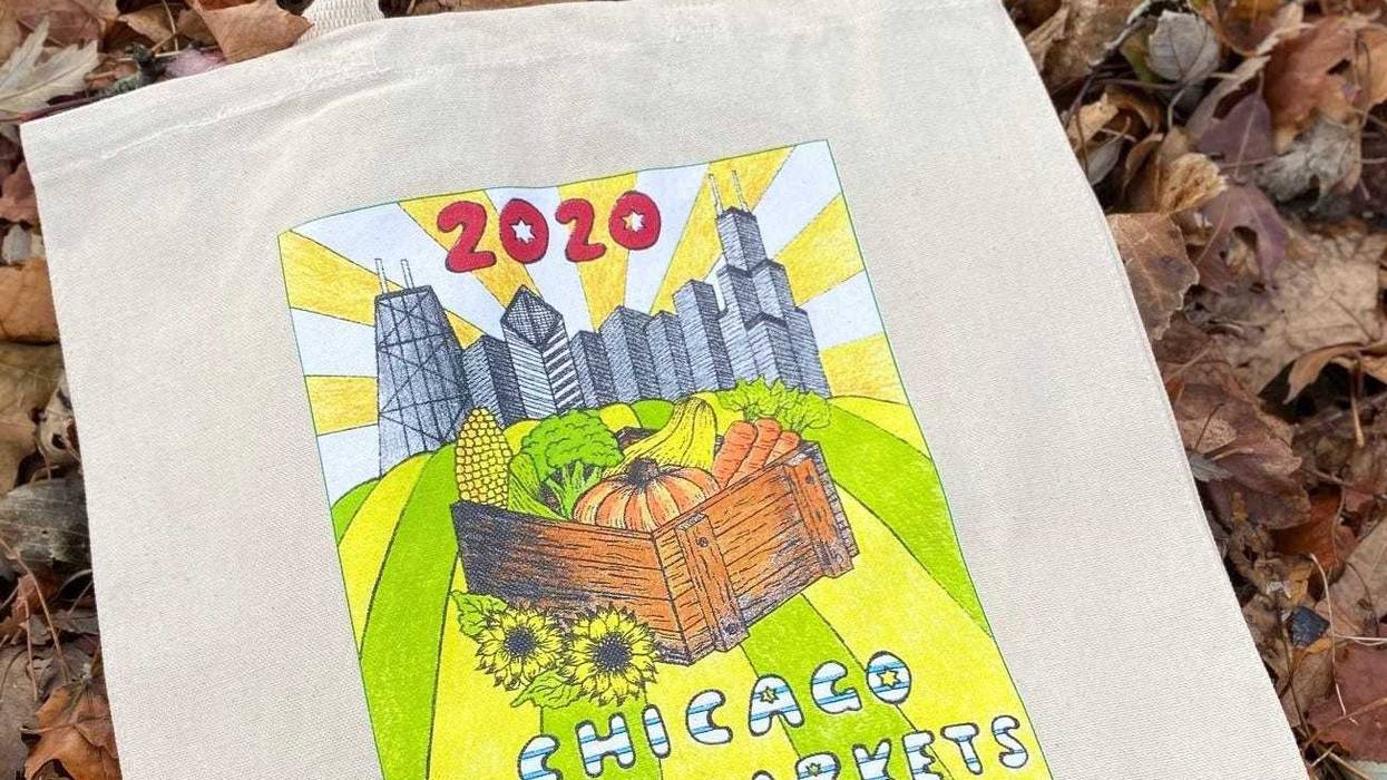 Anna Poprawski, a Senior at Lane Tech College Prep High School, won the 2020 Chicago City Markets Reusable Bag Design Contest. Her artwork is featured on reusable bags that are available for free at Chicago Country Financial offices.