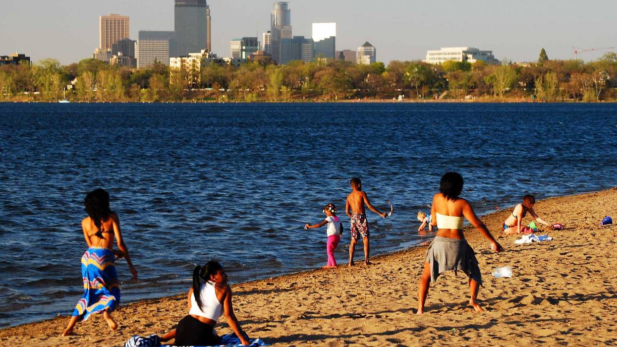 Another good lake day in Minneapolis with some serious heat and humidity. But some evening storms may disrupt your plans, especially those planning participate in the Aquatennial Torchlight Parade.