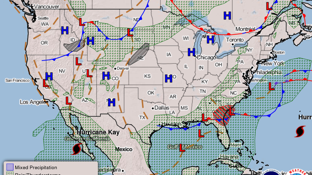 Another round of showers and storms while we await cool front