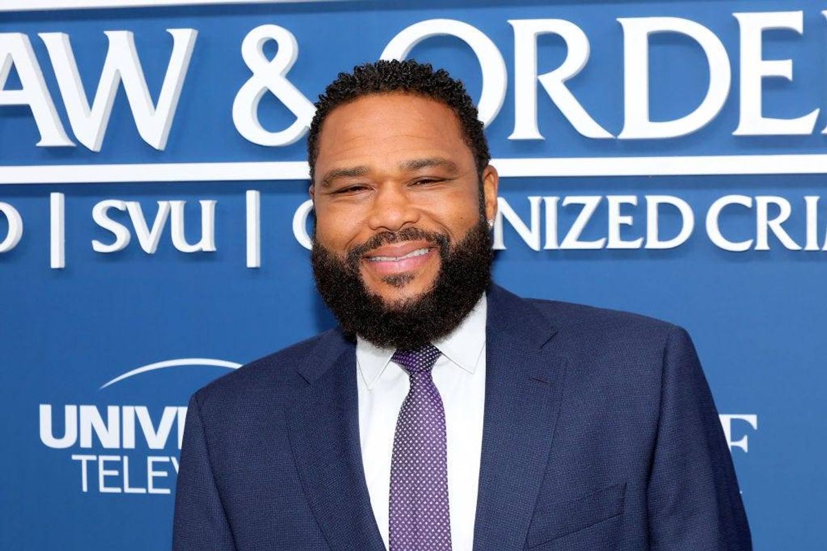 Anthony Anderson attends NBC's "Law & Order" Press Junket at Studio 525 on February 16, 2022 in New York City.