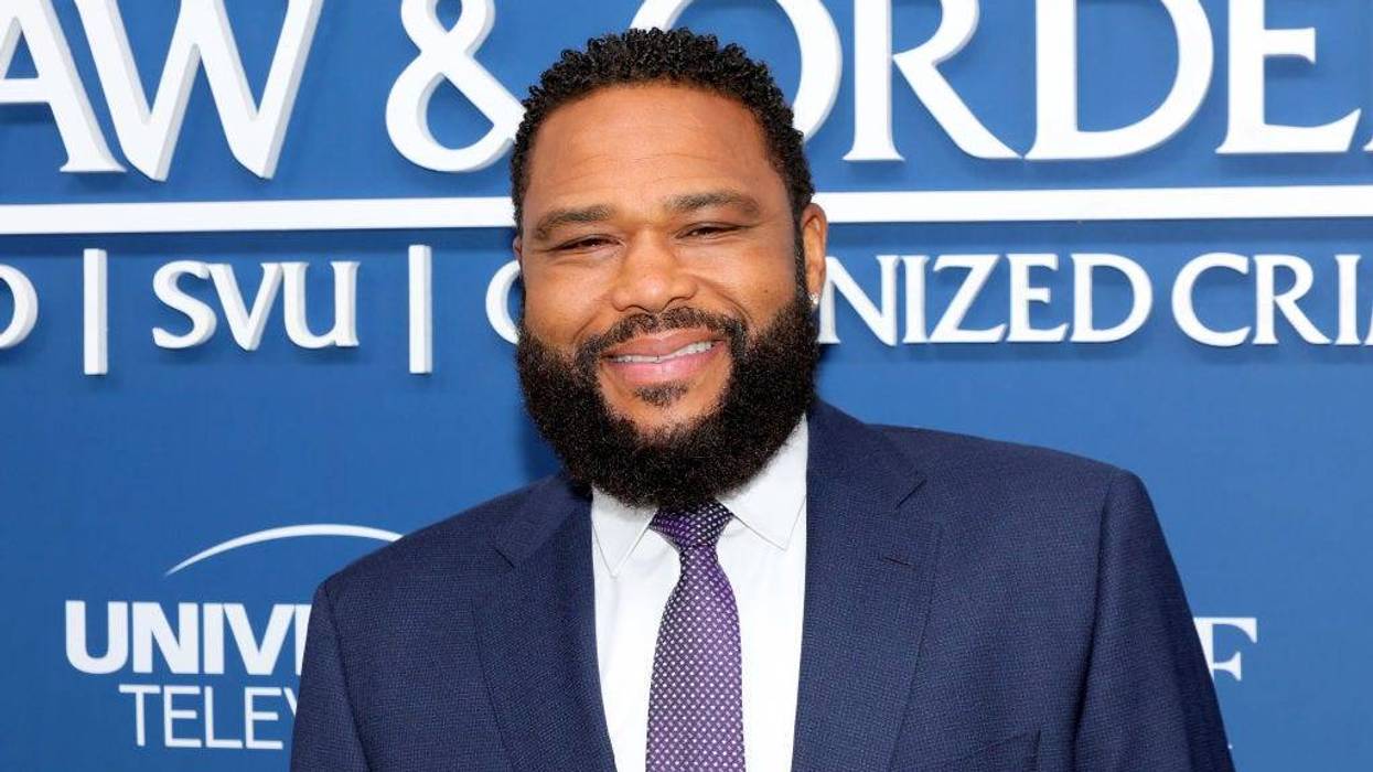 Anthony Anderson attends NBC's "Law & Order" Press Junket at Studio 525 on February 16, 2022 in New York City.