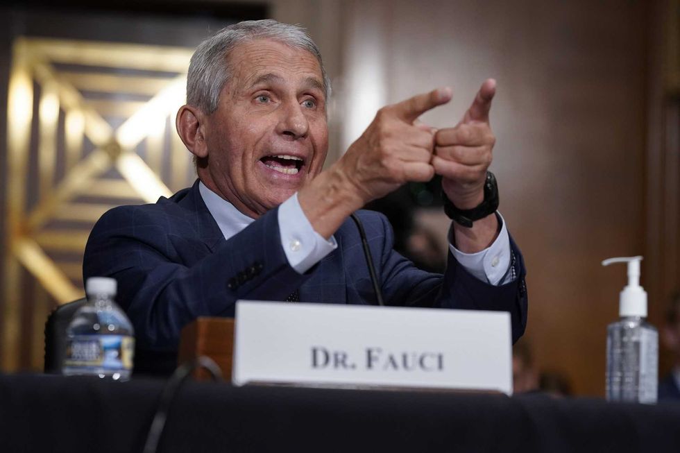 Anthony Fauci, director of the National Institute of Allergy and Infectious Diseases, speaks during a Senate Health, Education, Labor, and Pensions Committee confirmation hearing in Washington, D.C., U.S., on Tuesday, July 20, 2021. The top U.S. infectious-disease expert yesterday said the delta variant of the coronavirus is causing a significant increase in infections and the Biden administration is "practically pleading" with people to get vaccinated. Photographer: J. Scott Applewhite/AP Photo/Bloomberg via Getty Images
