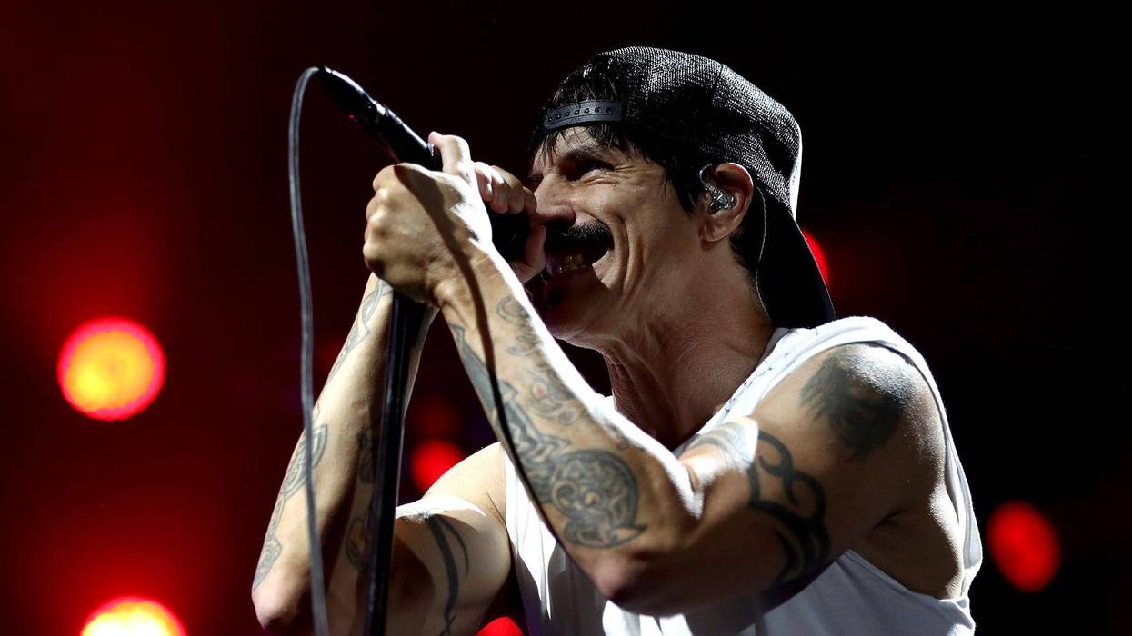 Anthony Kiedis of the Red Hot Chili Peppers