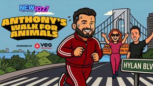 Anthony's Walk for Animals on NEW 102.7