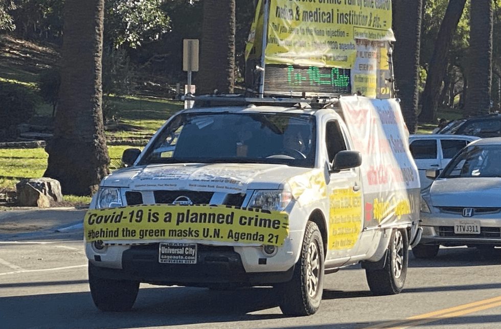 Anti-vax protesters shut down Covid vaccination site at Dodger Stadium