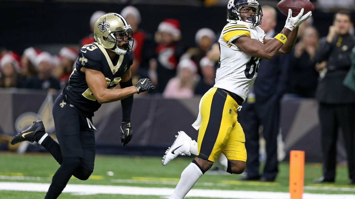 Antonio Brown TD catch