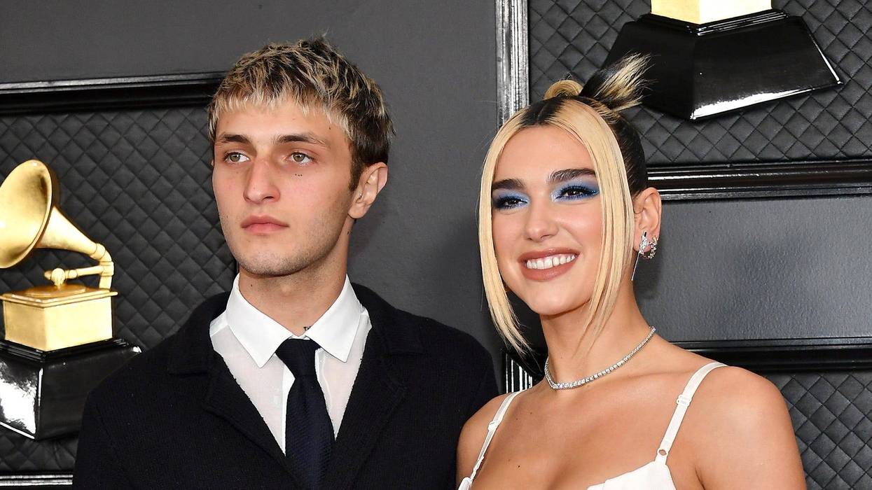 Anwar Hadid and Dua Lipa