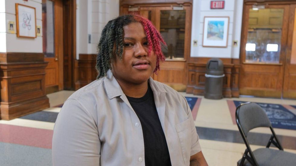 Anyeah Jones, 17, is graduating from the automotive program at the Workshop School.