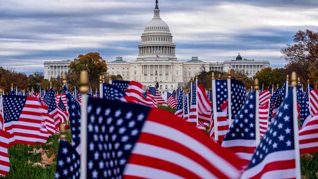 AP Poll American Flag