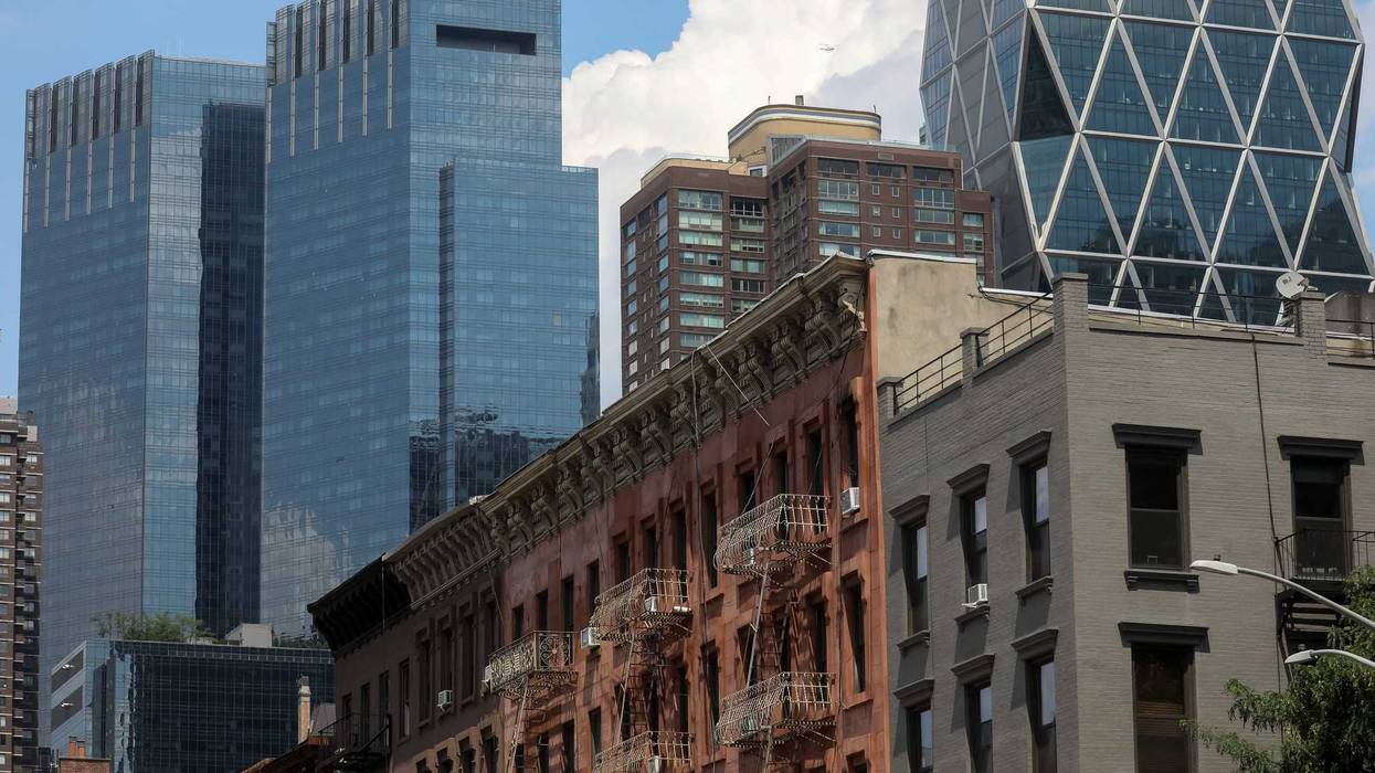 Apartment buildings on 8th Avenue in New York