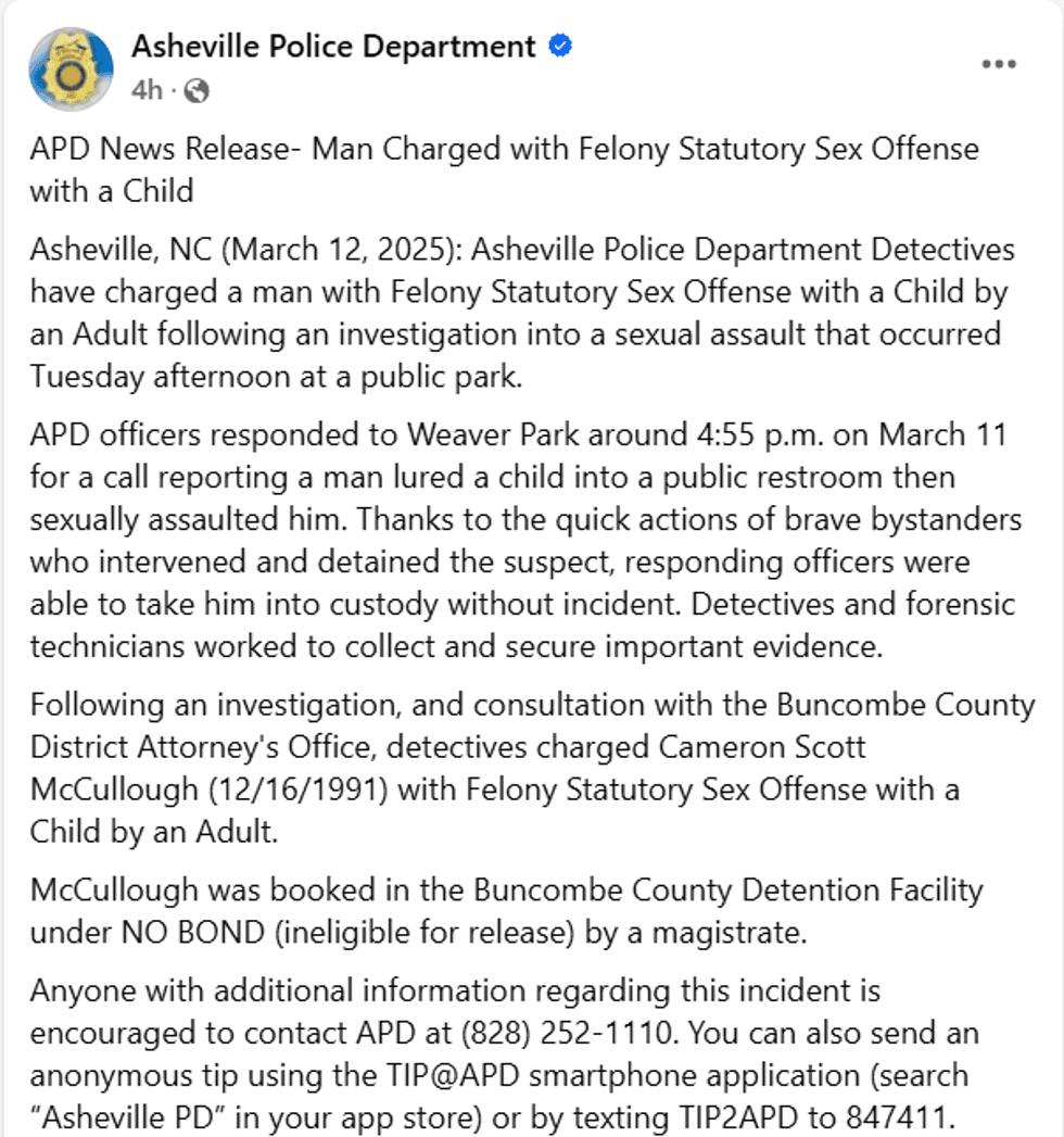 APD Facebook Page