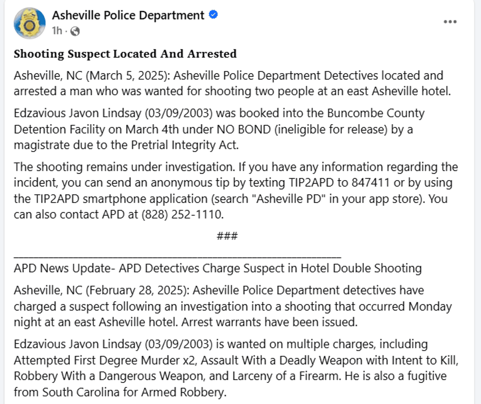 APD Facebook Page