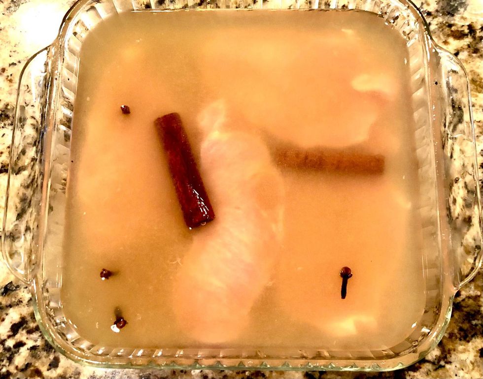 Apple Cider Brined Pork Chops with Apple Pear Chutney