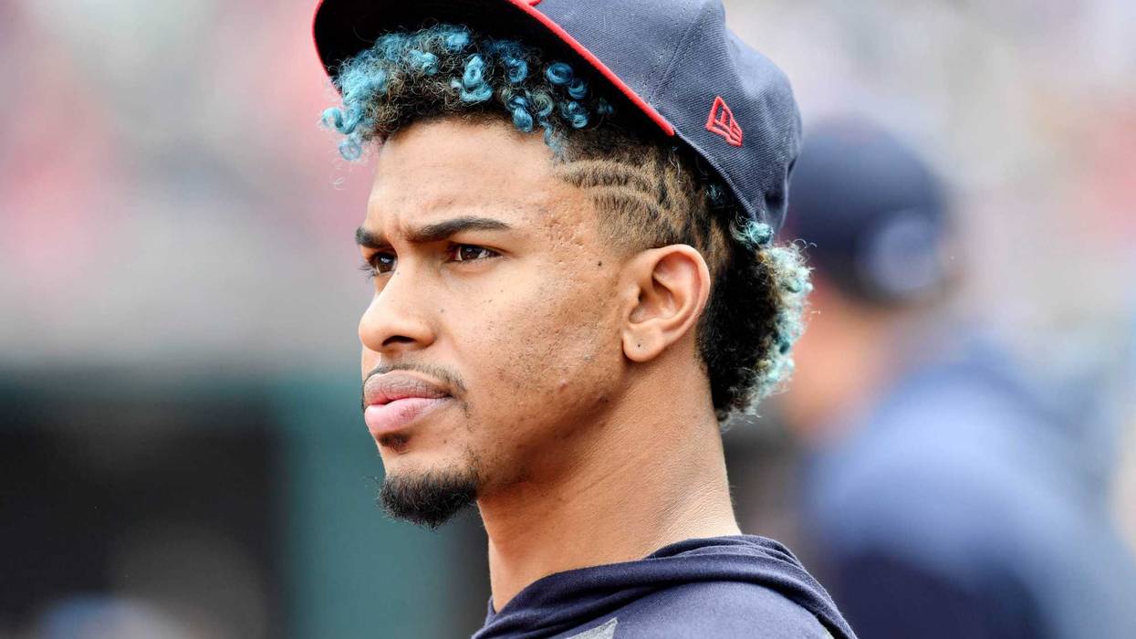 Apr 7, 2019; Cleveland, OH, USA; Cleveland Indians shortstop Francisco Lindor at Progressive Field. Mandatory Credit: Ken Blaze-USA TODAY Sports