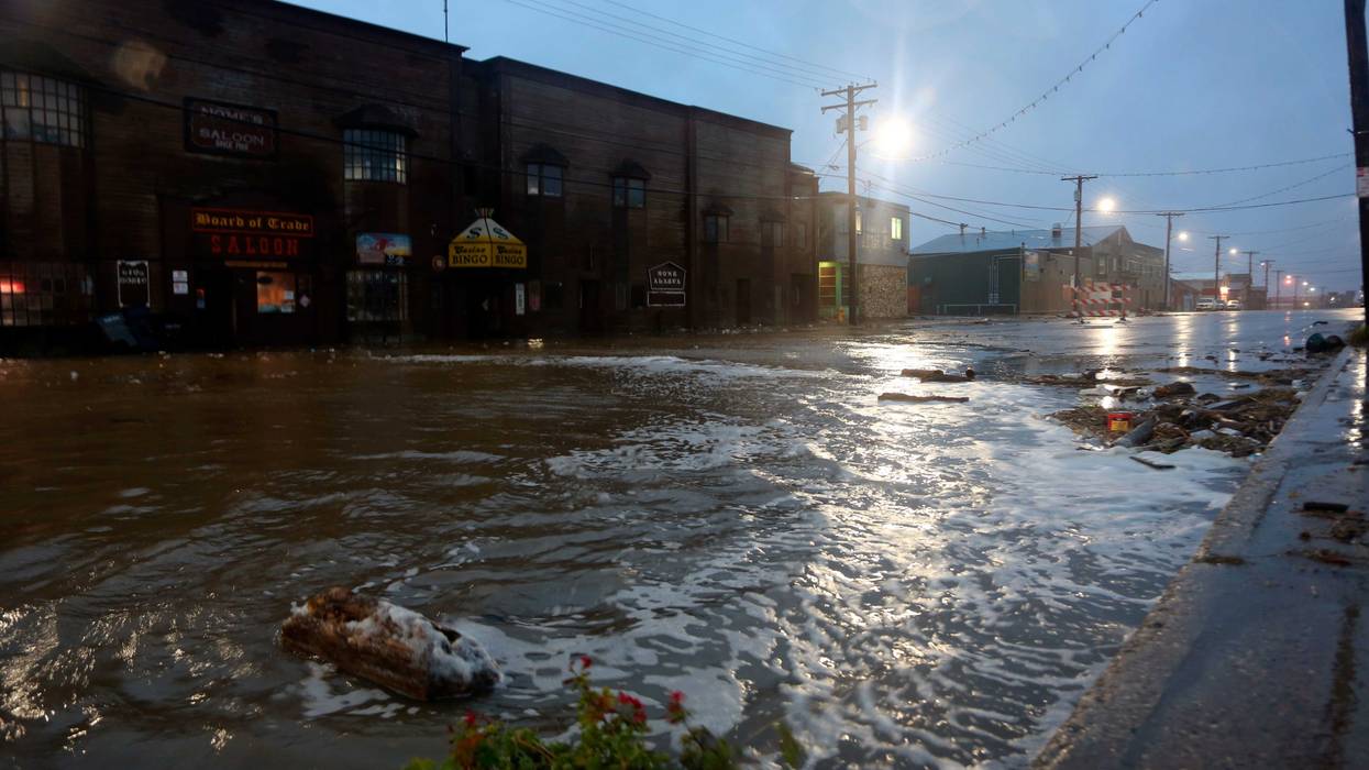 APTOPIX Alaska Coastal Flooding
