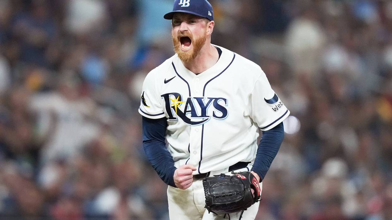 APTOPIX ALCS Guardians Rays Baseball 8736