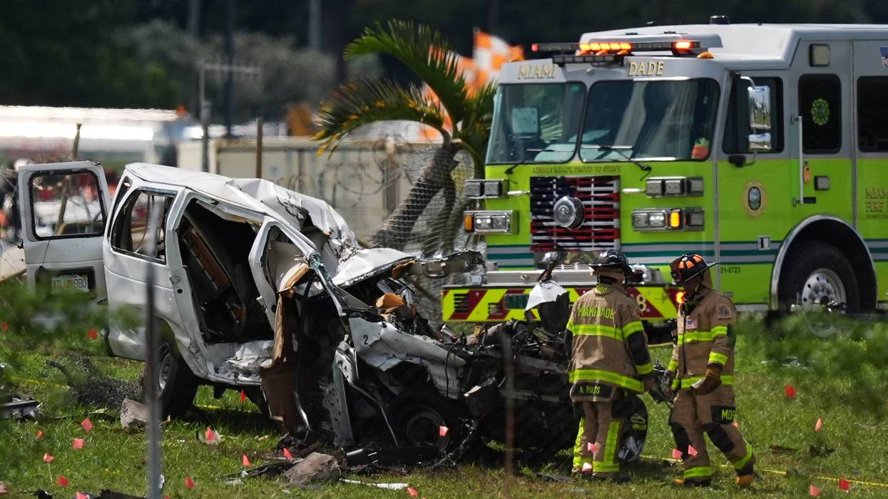 APTOPIX Amazon Plane Overruns Runway