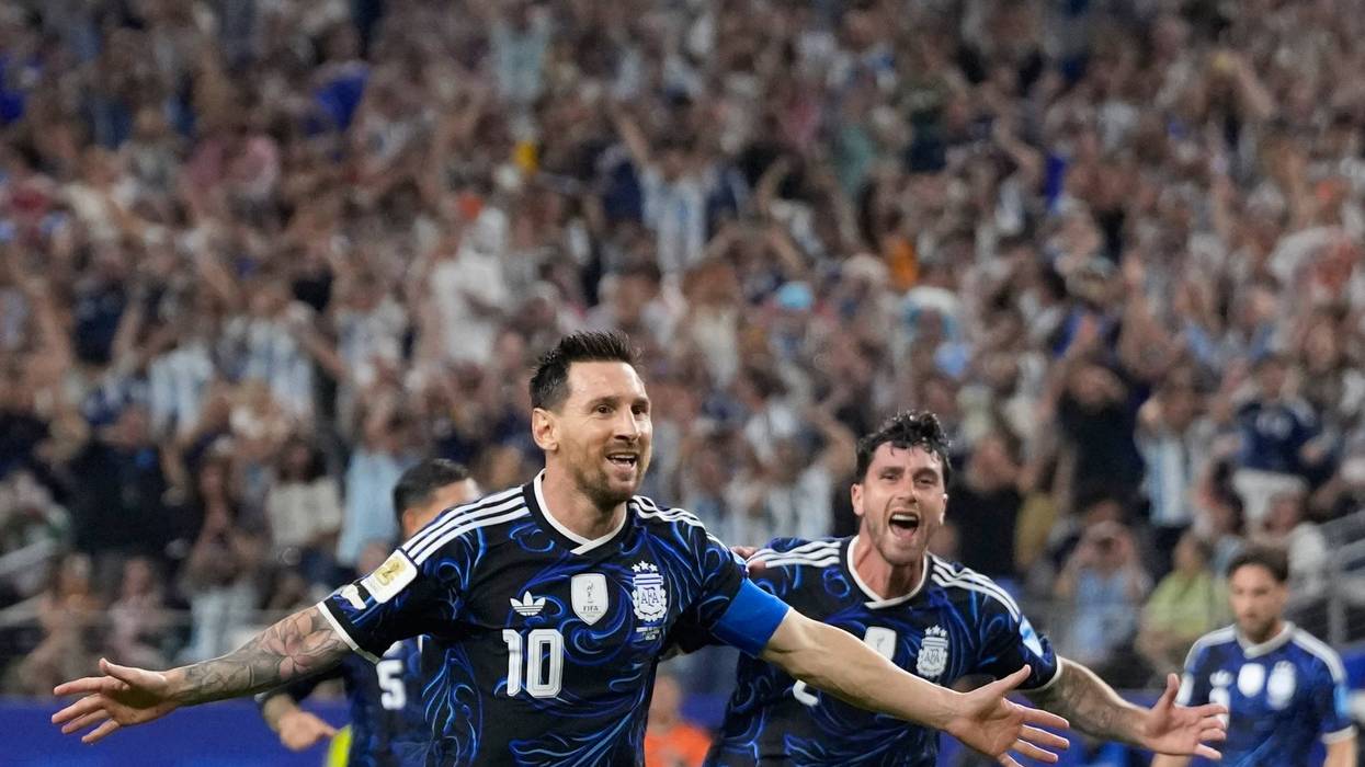 APTOPIX Argentina Jordan WCup Soccer