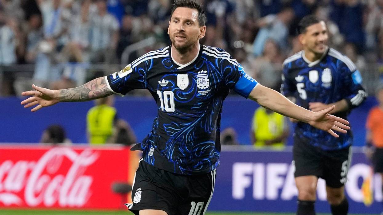 APTOPIX Argentina Jordan WCup Soccer