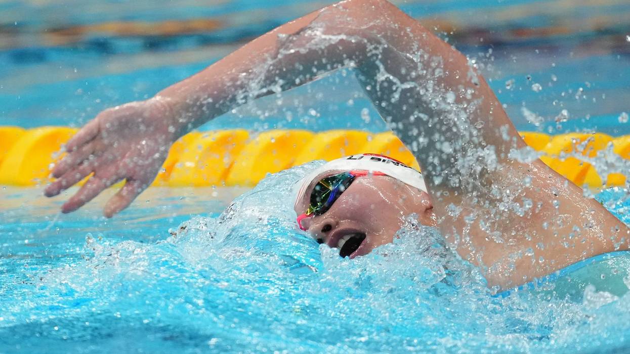 APTOPIX Asian Games Swimming
