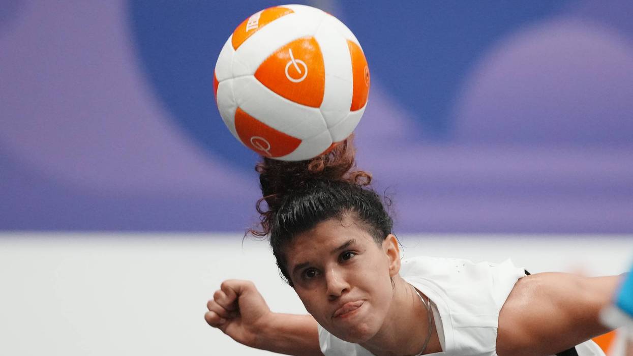 APTOPIX Asian Games Teqball