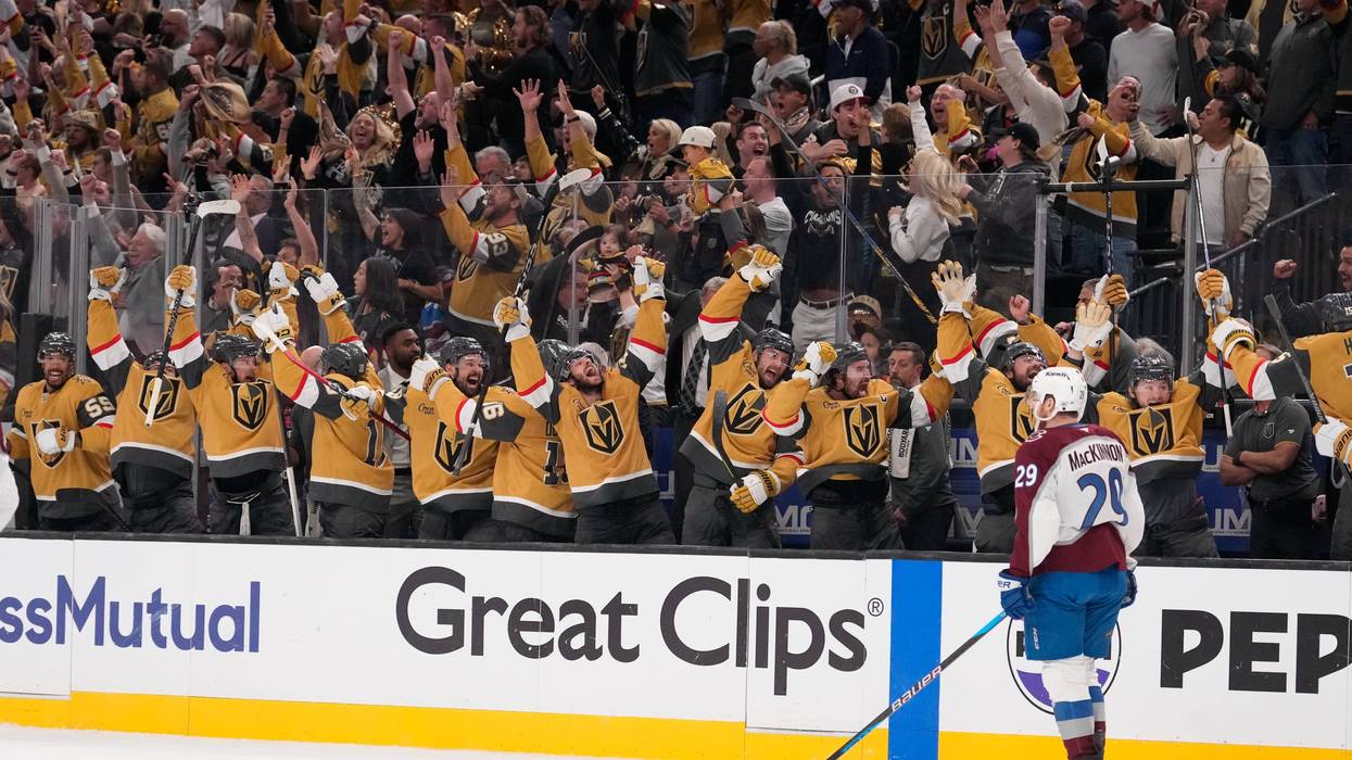 APTOPIX Avalanche Golden Knights Hockey