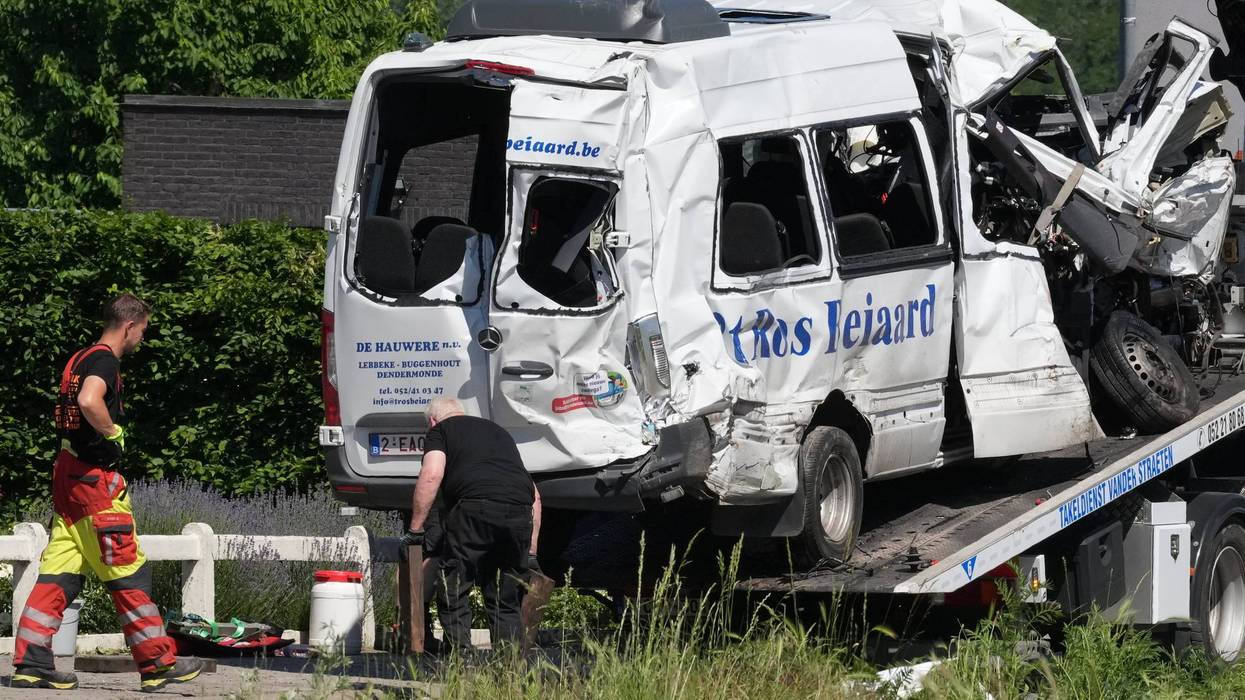 APTOPIX Belgium Train Collision