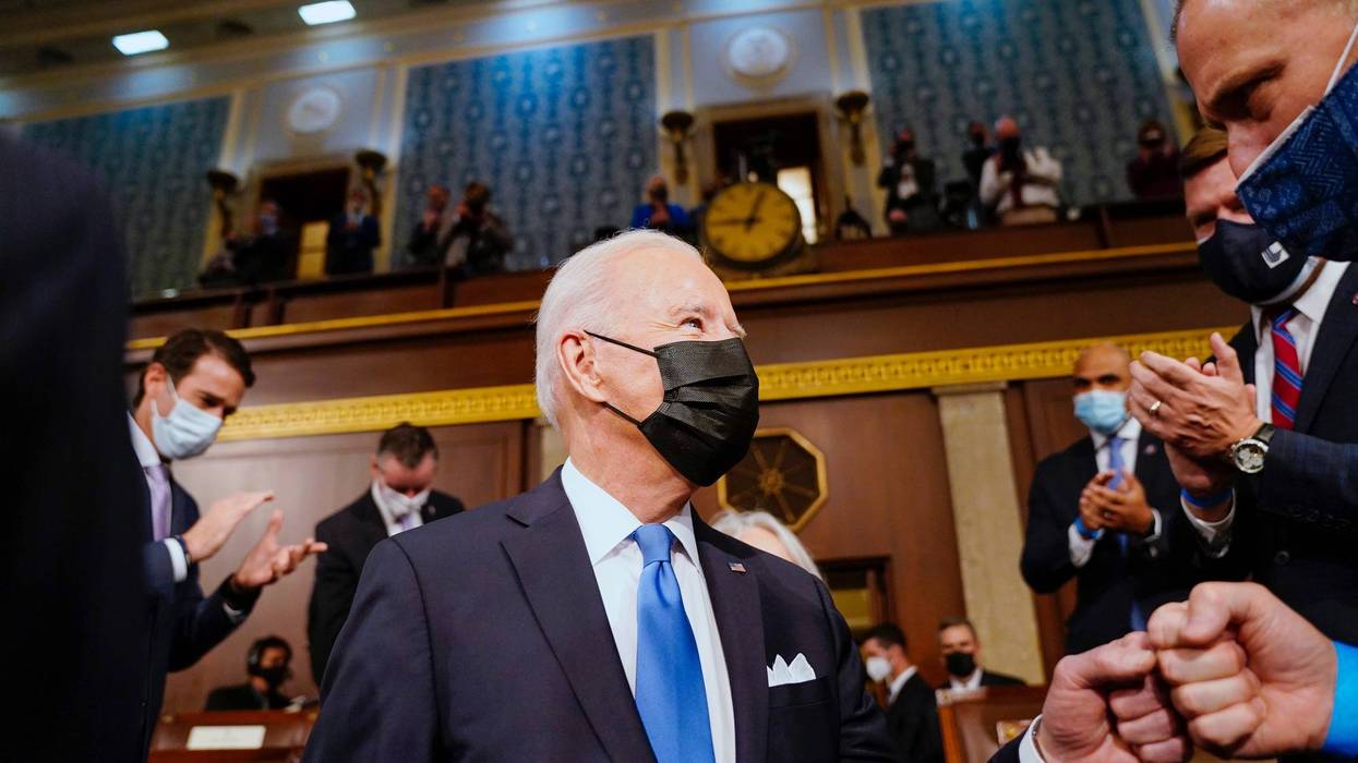 APTOPIX Biden 100 Days Congress