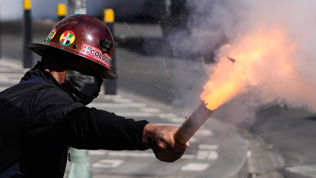 APTOPIX Bolivia Protest